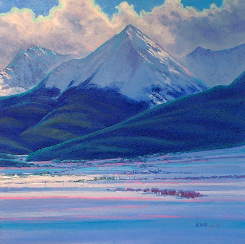 Click to view detail for Horn Peak Vista 24x24 $2500